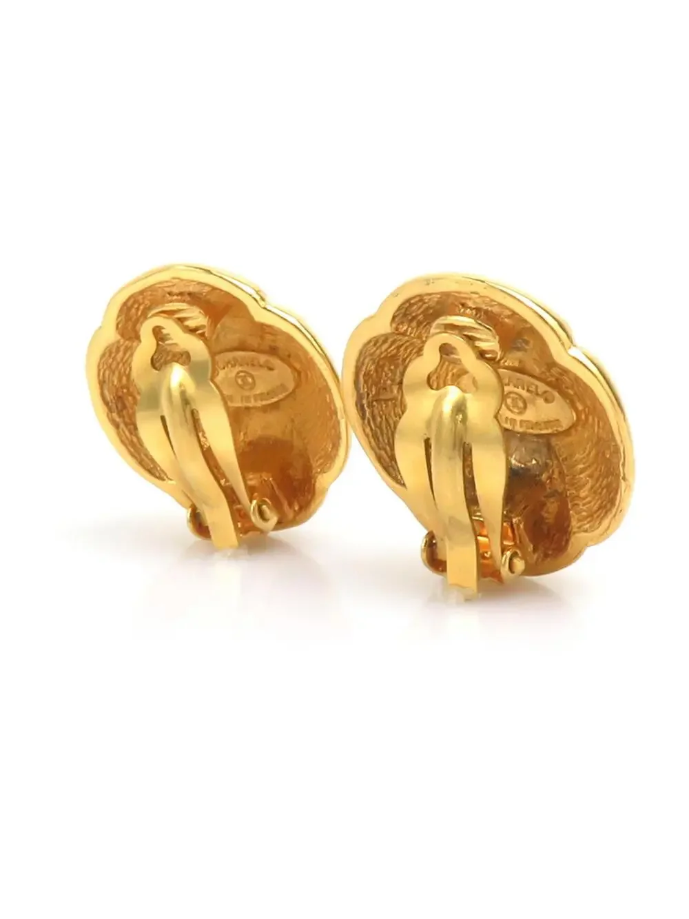 Chanel Cc Logo Clip-On Earrings Gold- #244041C56B